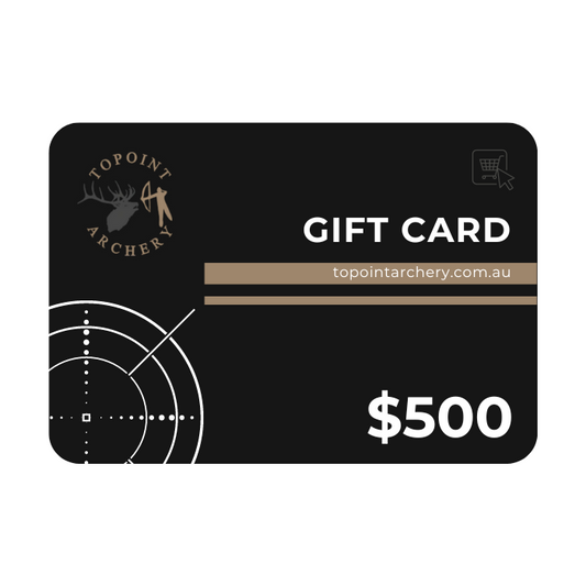 $500 Topoint Archery e-Gift Card