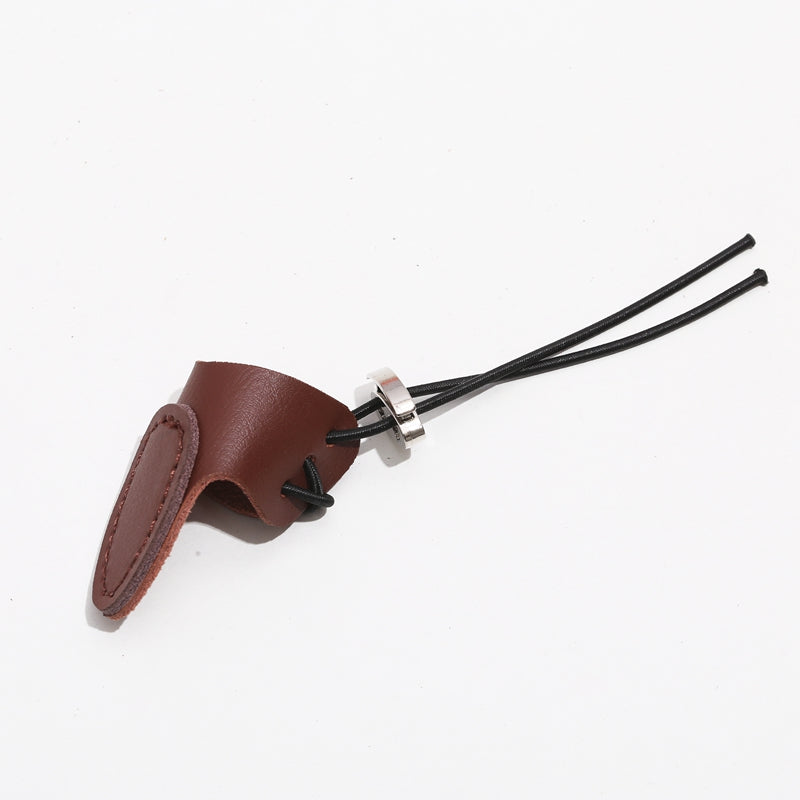 Leather thumb clearance ring