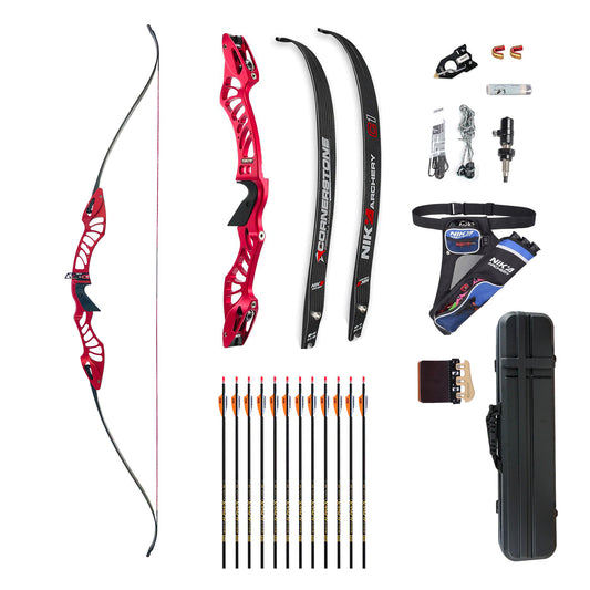 Barebow Package H7 Riser Nika Limbs 68inch Right Handed