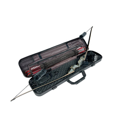 Black Hunter 60" Taken Down Longbow Limbs RH Hard Case Package