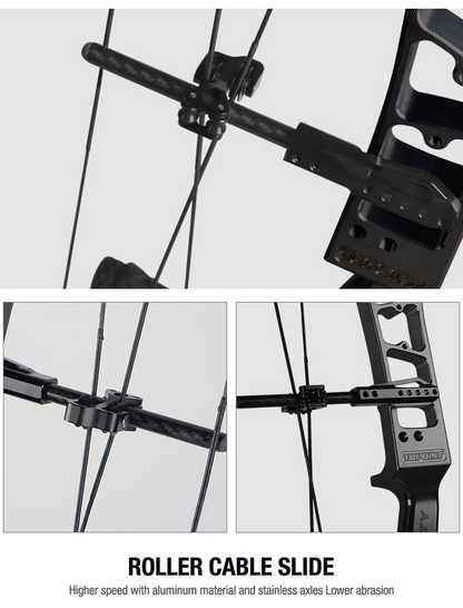 Topoint Acuity 33 Hunting Compound Bow 2026 Upgrade Adjustable Cam