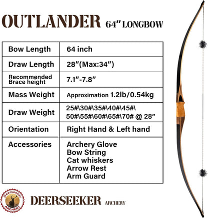 Deerseeker outlander 64" Longbow