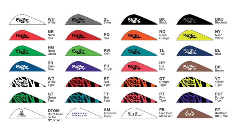 Bohning Blazer 2" Vanes 100/PK