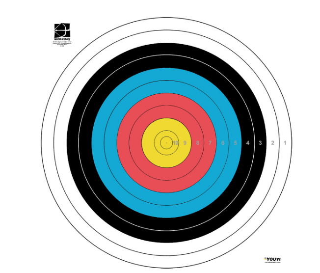 YOUYI Target Face 80cm World Archery certification Rain proof Tear Res ...