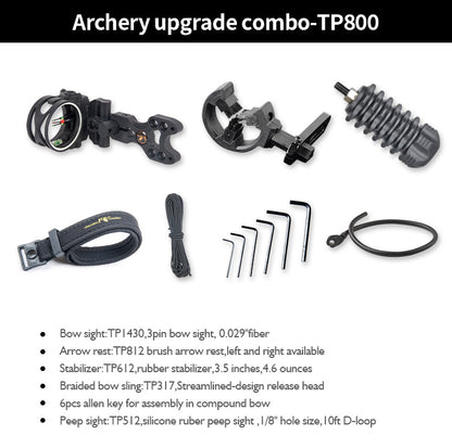 Topoint Compound Bow Archery Upgrade Combo-TP800
