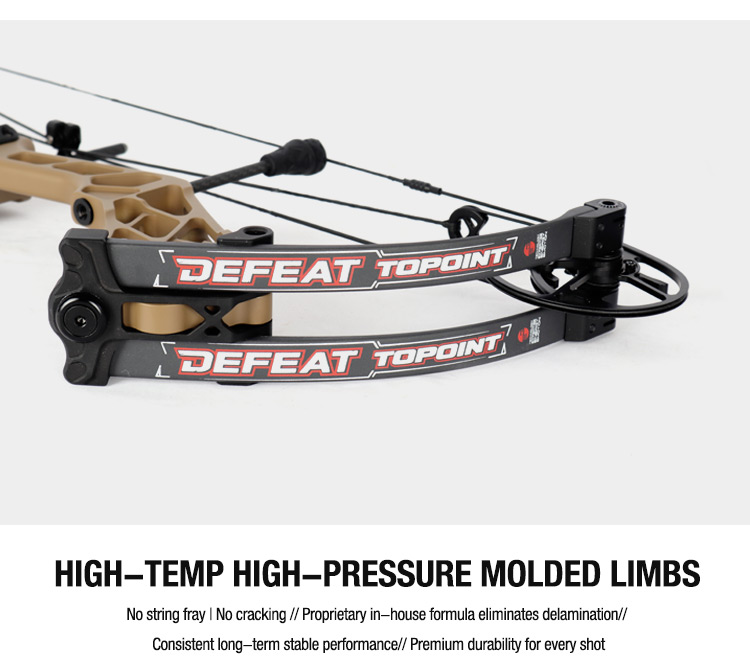 Topoint Defeat Hunter Compound Bow 40-70lb Cam1
