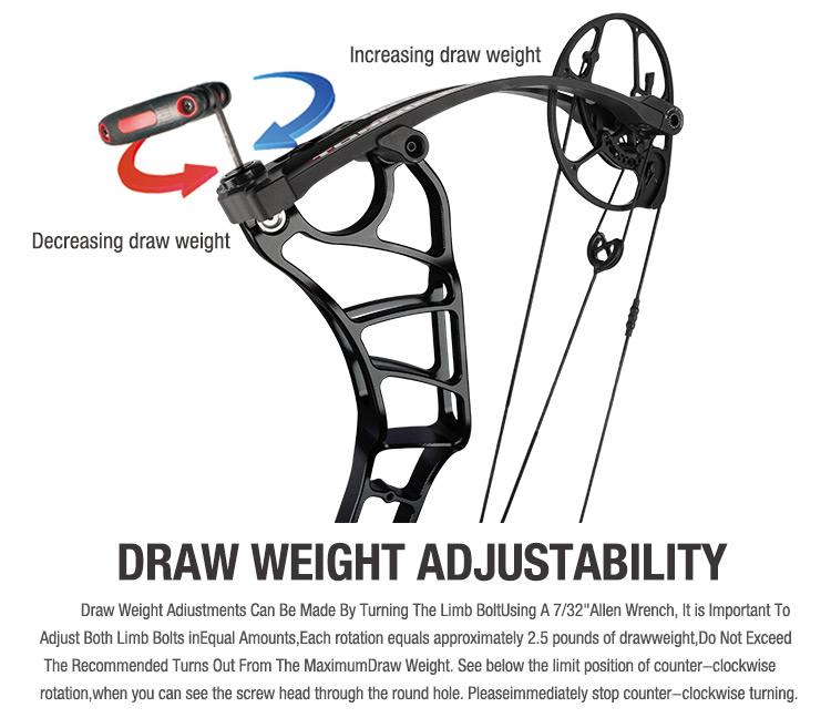 Topoint Acuity 33 Hunting Compound Bow 2026 Upgrade Adjustable Cam