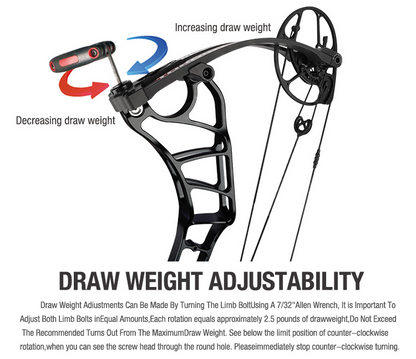 Topoint Acuity 33 Hunting Compound Bow 2026 Upgrade Adjustable Cam