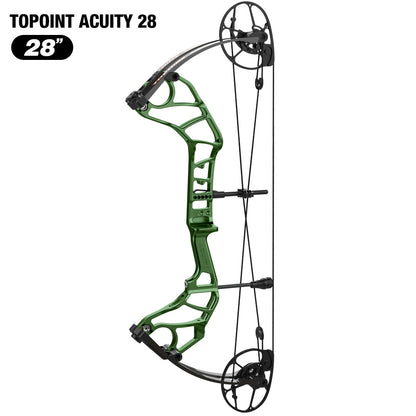 Topoint Acuity 28 Hunting Compound Bow 2026 Upgrade Adjustable Cam