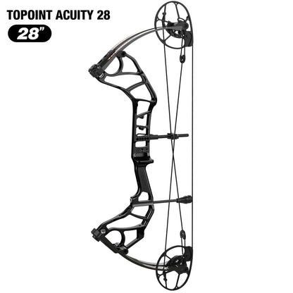 Topoint Acuity 28 Hunting Compound Bow 2026 Upgrade Adjustable Cam