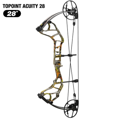 Topoint Acuity 28 Hunting Compound Bow 2026 Upgrade Adjustable Cam