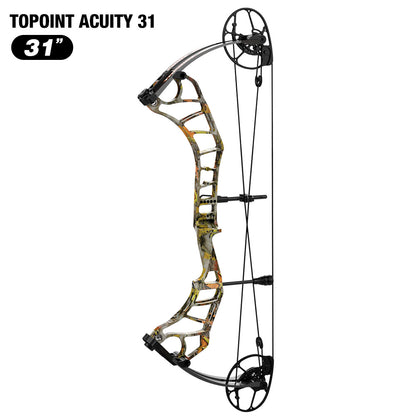 Topoint Acuity 31 Hunting Compound Bow 2026 Upgrade Adjustable Cam