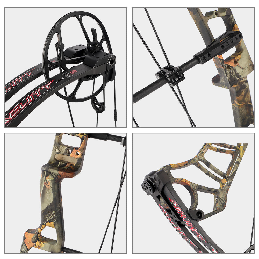 Topoint Acuity 33 Hunting Compound Bow 2026 Upgrade Adjustable Cam