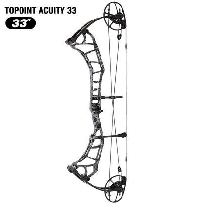 Topoint Acuity 33 Hunting Compound Bow 2026 Upgrade Adjustable Cam