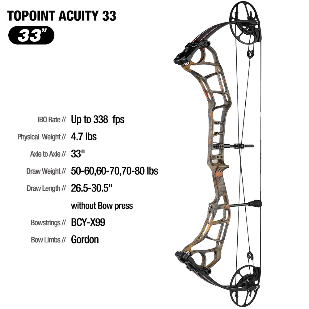 Topoint Acuity 33 Hunting Compound Bow