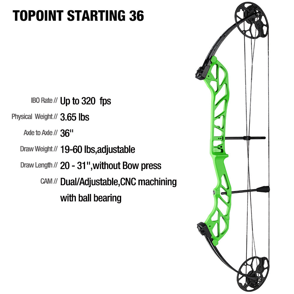 Topoint Starting 36" Target Compound Bow