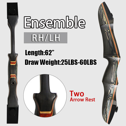 OMA Ensemble Recurve Bow 62inch RH LH