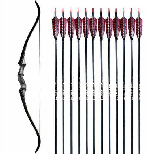 Black Hunter 60″ Take Down Recurve Bow Package