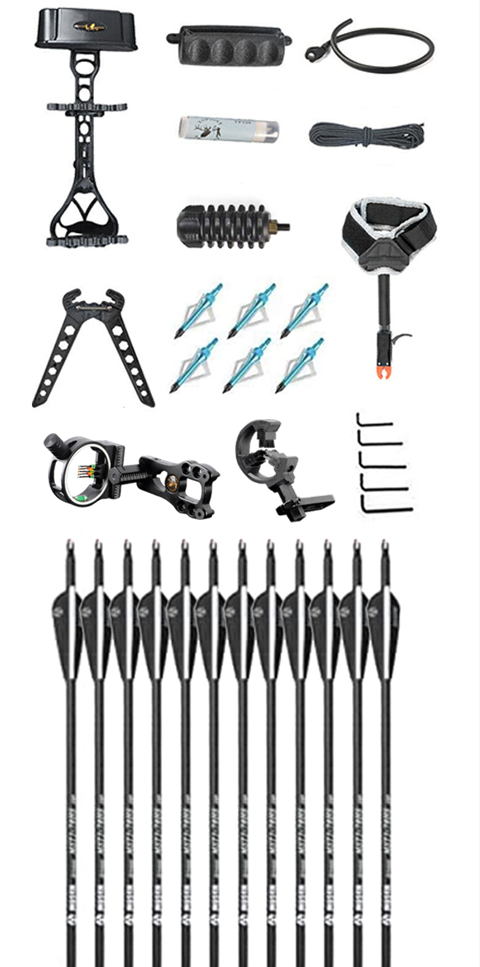 Hunting Compound Bow RTS Package Accessories