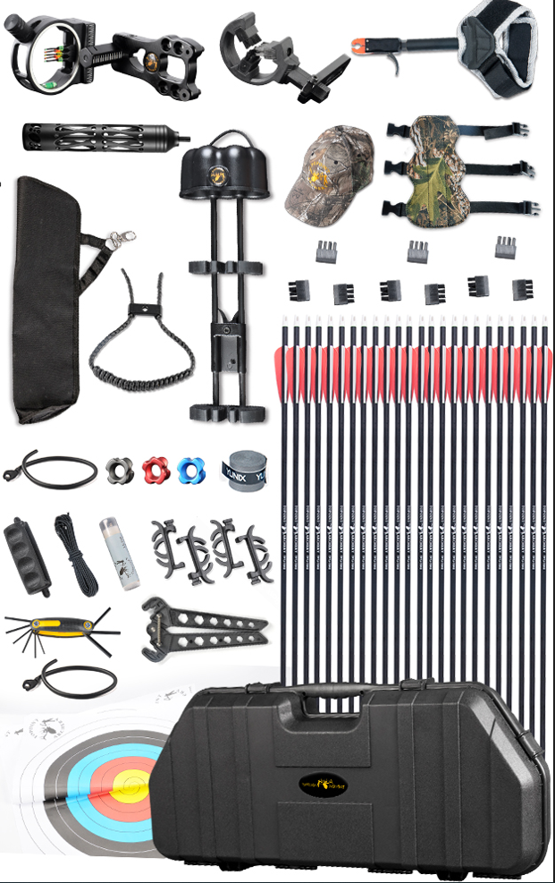 Hunting Compound Bow RTS Package Accessories
