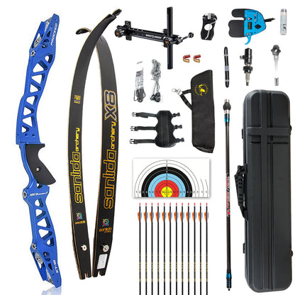 Nika ILF Recurve Bow Package X8 Limbs 18-38lb