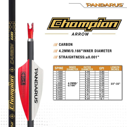 Pandarus Champion Target Arrow Shaft Only