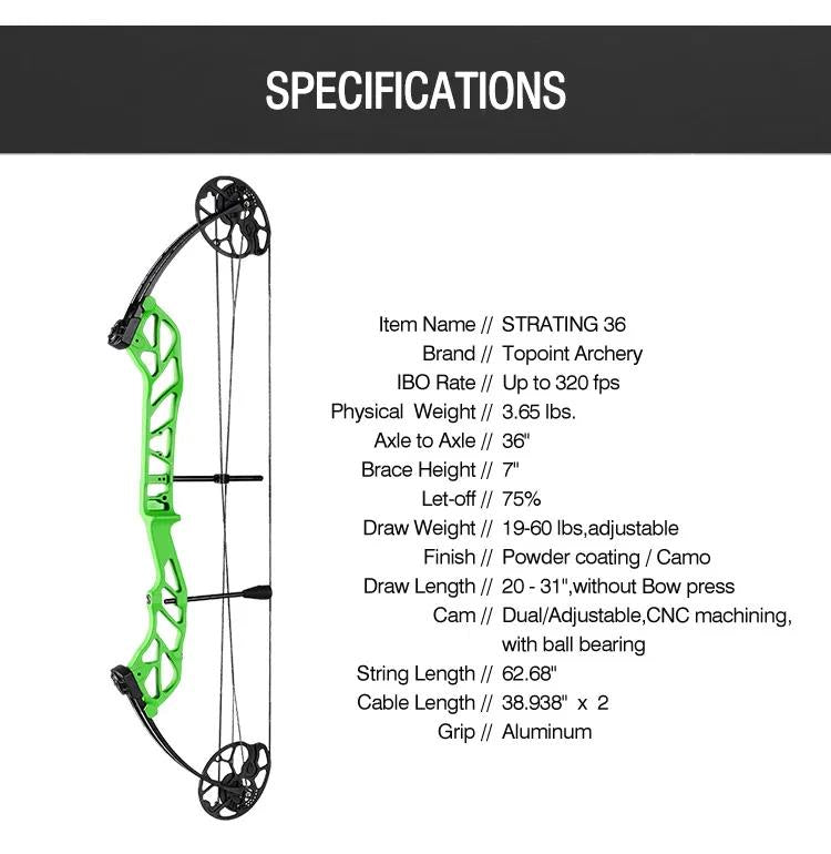 Topoint Starting 36" Target Compound Bow