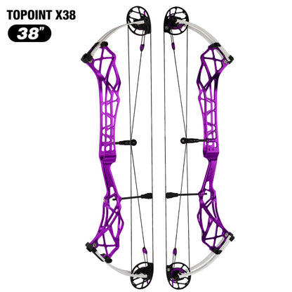 Topoint X38 Target Compound Bow Shoot Through Cam1 RH 2026 with tunning system