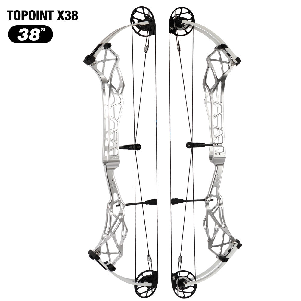 Topoint X38 Target Compound Bow Shoot Through Cam2 RH 2026 with tunning system