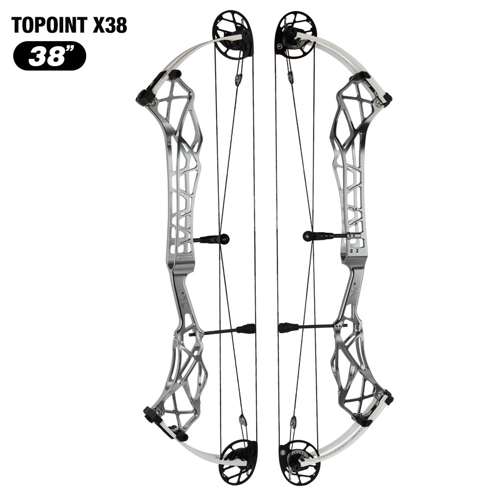 Topoint X38 Target Compound Bow Shoot Through Cam2 RH 2026 with tunning system
