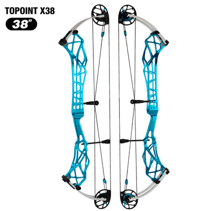 Topoint X38 Target Compound Bow Shoot Through Cam2 RH 2026 with tunning system
