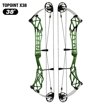 Topoint X38 Target Compound Bow Shoot Through Cam1 RH 2026 with tunning system