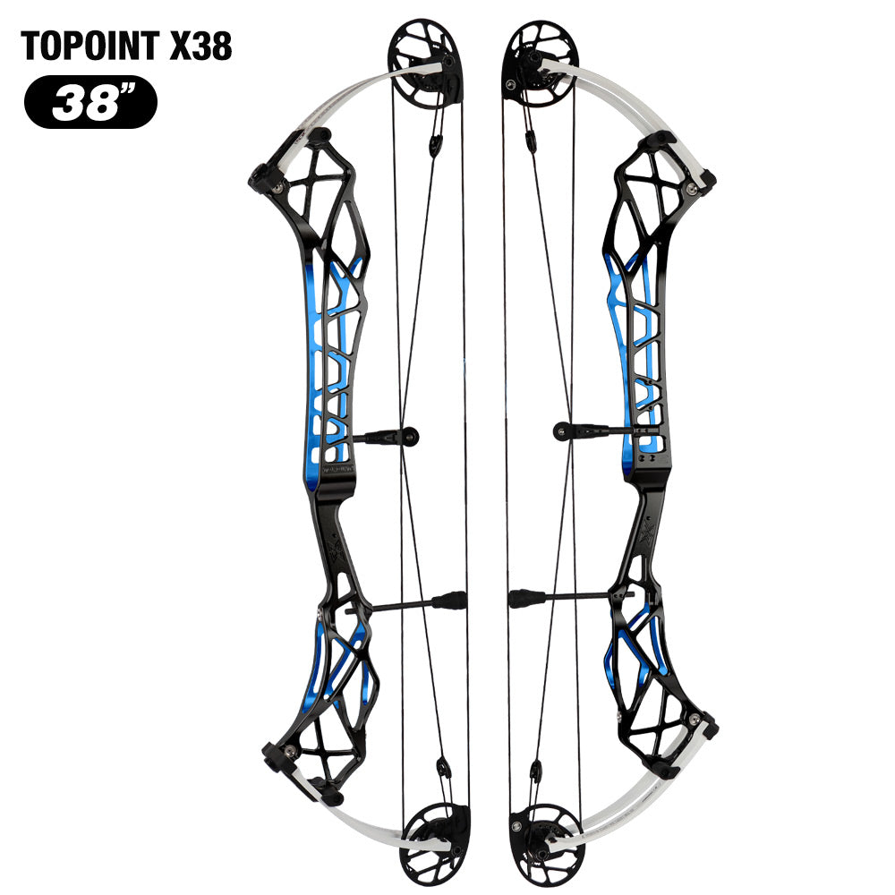 Topoint X38 Target Compound Bow Shoot Through Cam2 RH 2026 with tunning system