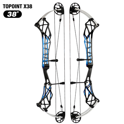 Topoint X38 Target Compound Bow Shoot Through Cam1 RH 2026 with tunning system