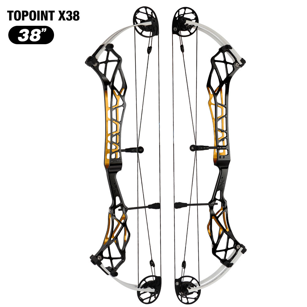 Topoint X38 Target Compound Bow Shoot Through Cam1 RH 2026 with tunning system