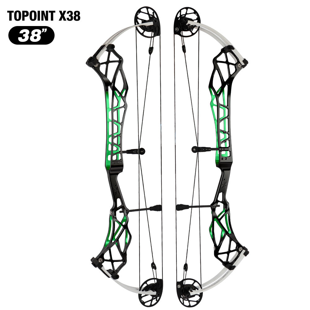 Topoint X38 Target Compound Bow Shoot Through Cam2 RH 2026 with tunning system