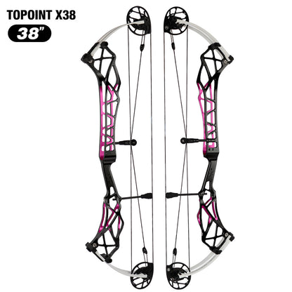 Topoint X38 Target Compound Bow Shoot Through Cam1 RH 2026 with tunning system