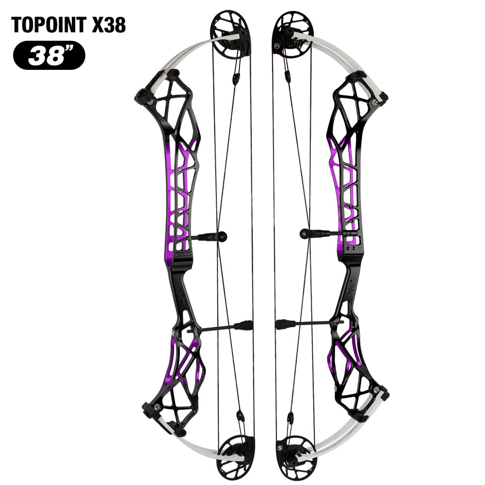 Topoint X38 Target Compound Bow Shoot Through Cam2 RH 2026 with tunning system