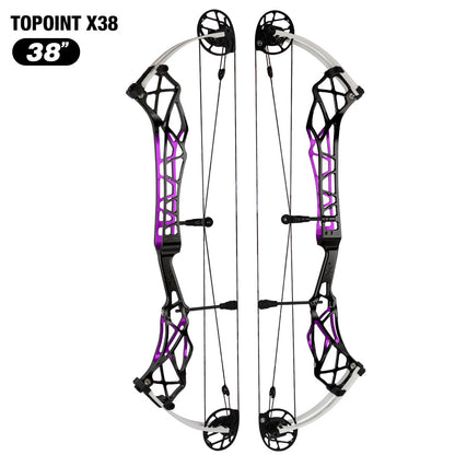 Topoint X38 Target Compound Bow Shoot Through Cam2 RH 2026 with tunning system