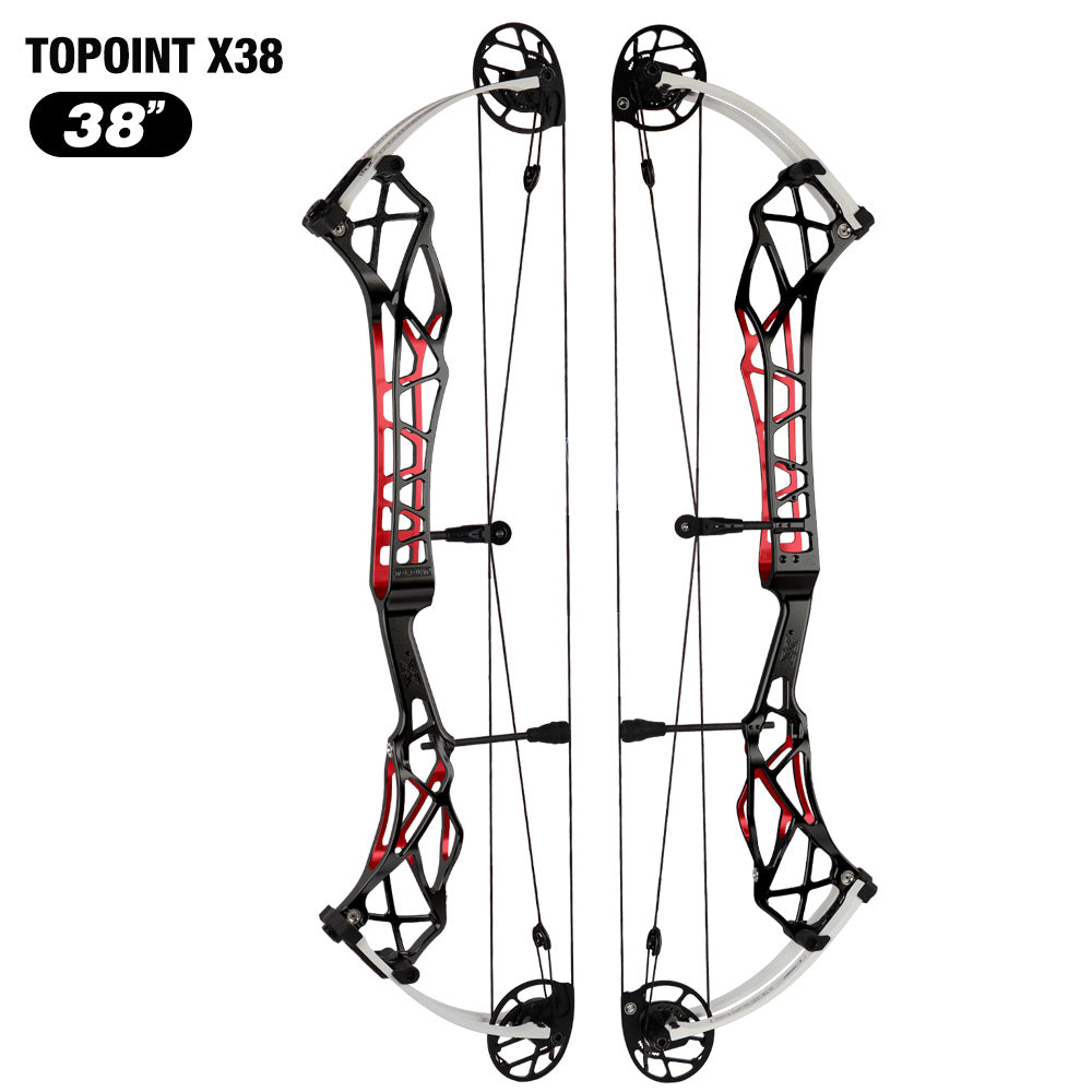 Topoint X38 Target Compound Bow Shoot Through Cam2 RH 2026 with tunning system