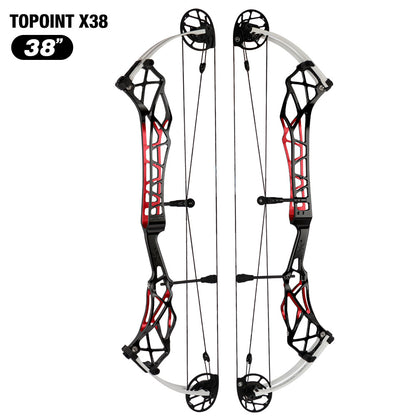 Topoint X38 Target Compound Bow Shoot Through Cam2 RH 2026 with tunning system
