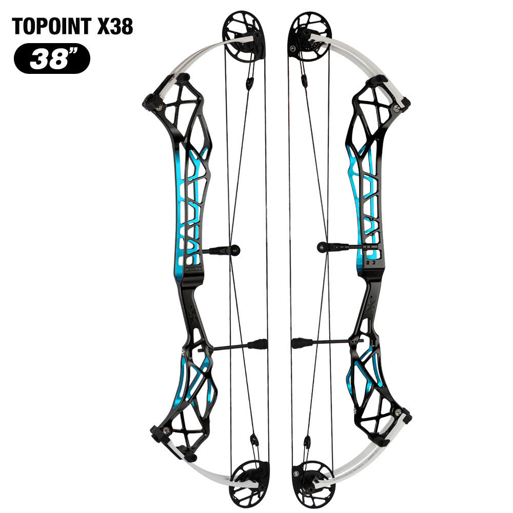 Topoint X38 Target Compound Bow Shoot Through Cam2 RH 2026 with tunning system