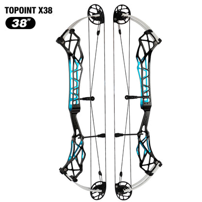 Topoint X38 Target Compound Bow Shoot Through Cam2 RH 2026 with tunning system