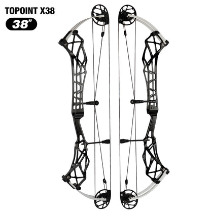 Topoint X38 Target Compound Bow Shoot Through Cam2 RH 2026 with tunning system