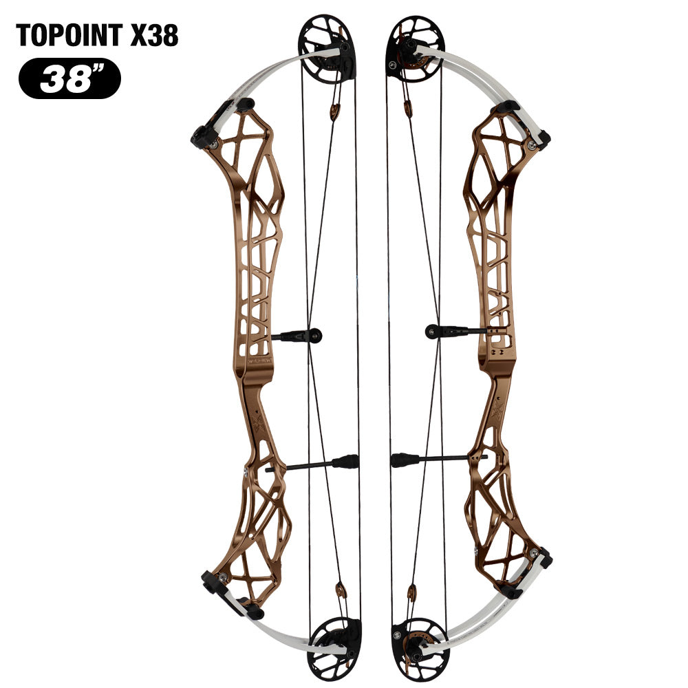 Topoint X38 Target Compound Bow Shoot Through Cam2 RH 2026 with tunning system