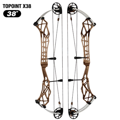 Topoint X38 Target Compound Bow Shoot Through Cam2 RH 2026 with tunning system