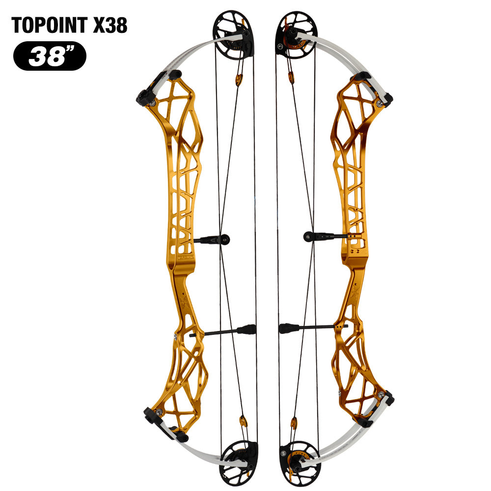 Topoint X38 Target Compound Bow Shoot Through Cam1 RH 2026 with tunning system