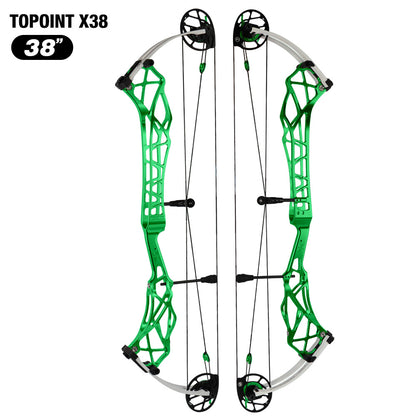 Topoint X38 Target Compound Bow Shoot Through Cam2 RH 2026 with tunning system