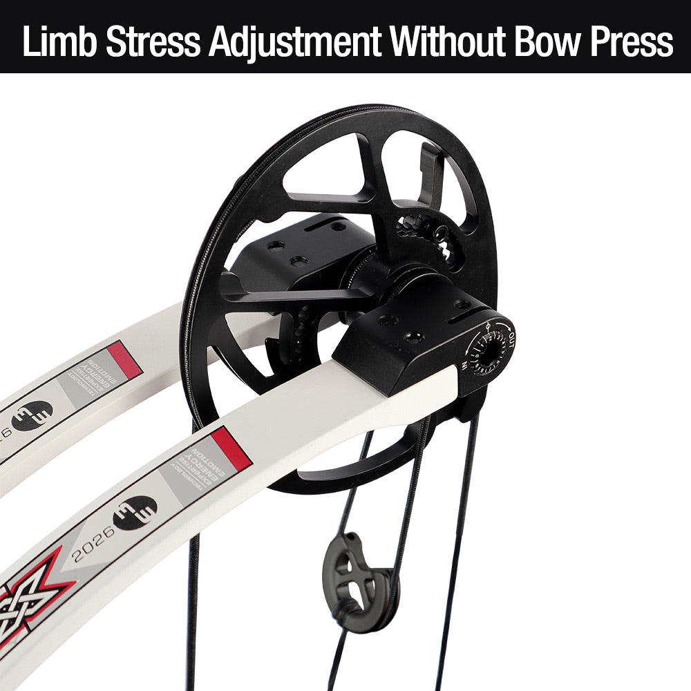 Topoint X38 Target Compound Bow Shoot Through Cam2 RH 2026 with tunning system