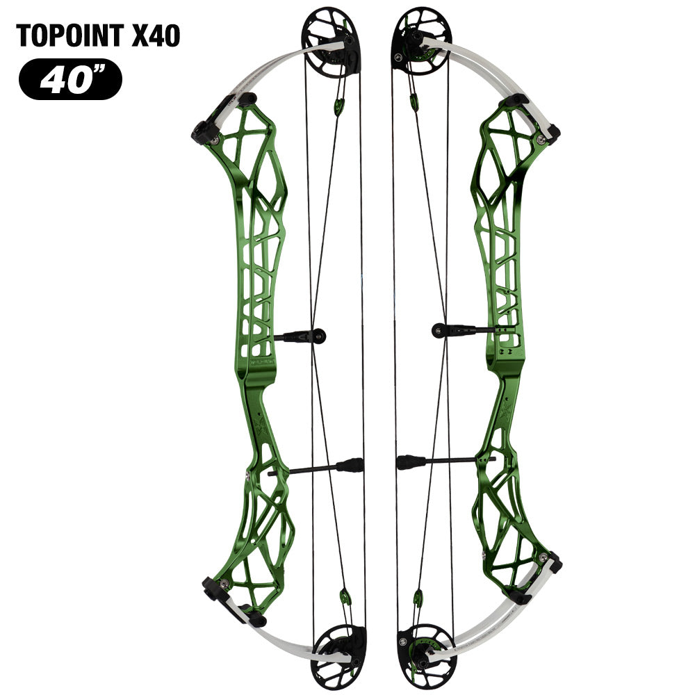 Topoint X40 Target Compound Bow Shoot Through Cam1 RH 2026 with tunning system